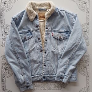 Levi Sherpa Lined Jean Jacket